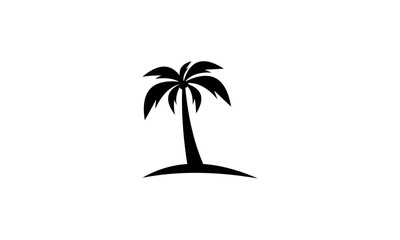 palm tree logo vector