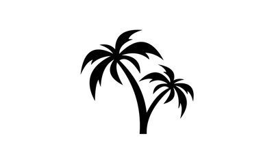 Palm tree logo vector