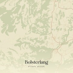 Vintage map of Bolsterlang, Germany.
