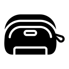 Fototapeta premium cosmetic bag Solid icon