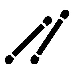 cotton buds Solid icon