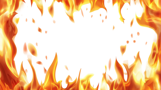 Dynamic flame effects fire background graphic design transparent creative concepts