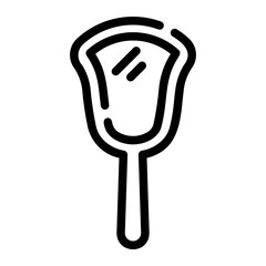 hand mirror Line Icon