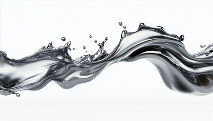 background with liquid metal