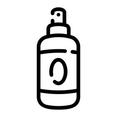 setting spray Line Icon