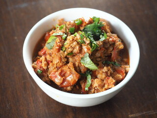NAM PRIK ONG - Spicy Thai Northern pork and tomato chili dip