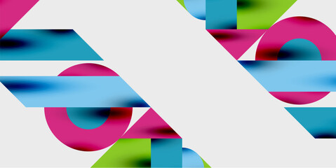 Vibrant abstract background circles with smooth gradients, creating a dynamic and modern design. Ideal for creative, tech, or contemporary-themed projects