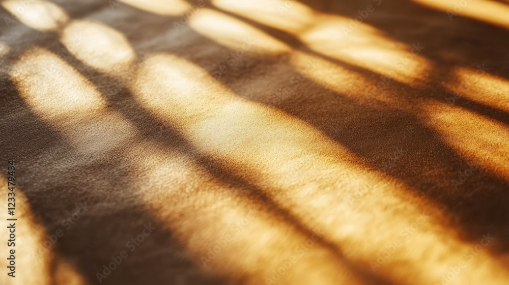Poster window light shadows on textured surface, abstract background