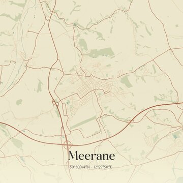 Meerane Map Meerane-Bilder: Stock-Fotos & -Videos. | Adobe Stock
