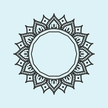 Mandala vector illustration diwali art design.  Ornamental luxury mandala pattern design. ornamental round ornament mandala.