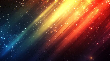 Fototapeta premium Abstract Cosmic Background with Diagonal Light Streaks
