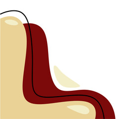 Abstract Blob Corner