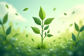 Animated eco icons, Micro-interaction, Dynamic nature, Motion graphics, Digital fluidity, Responsive design

