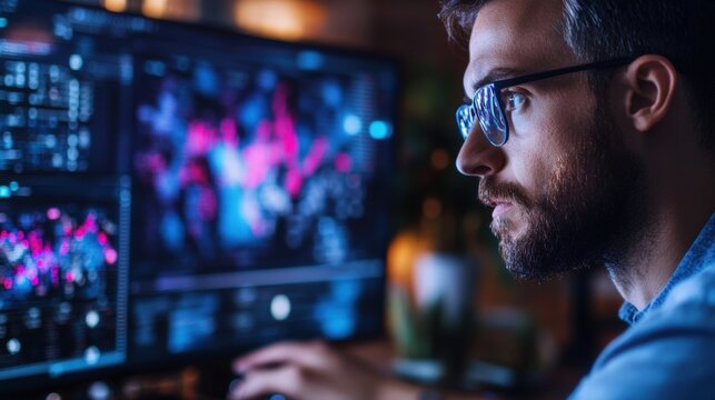 A professional delivering a presentation to a global audience from a modern digital studio with advanced streaming equipment