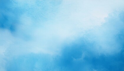 水彩絵の具でにじませたような背景素材　水色