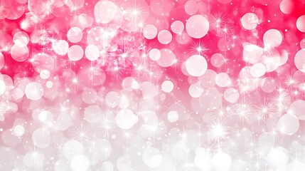 Pink and White Sparkling Festive Background