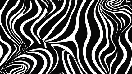 Fototapeta premium Vector illustration of seamless zebra pattern