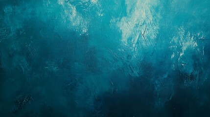 Abstract Teal Textured Paint Background