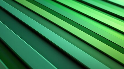 Obraz premium green color palette with horizontal lines