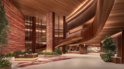 Luxurious Hotel Lobby Interior Design