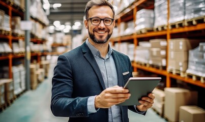 Digital tablet enhances efficiency in inventory processes. 