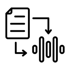 Ai Text To Speech Icon