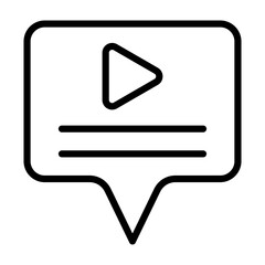 Video Captioning Ai Icon