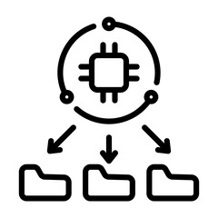 Text Classification Icon