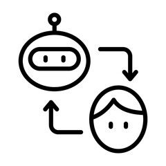 Human Ai Interaction Icon