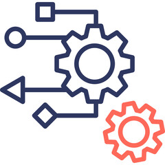 Plan Development line color icon