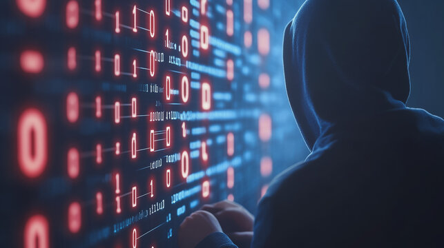 Hacker are planning to hack and attack networks and cyber security systems..Smart Innovation city with connection cyber security network reciprocity over the cityscape . future wireless digital city 	