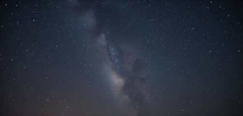 Fototapeta premium Milky Way Galaxy in Night Sky