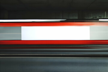 Abstract Motion Blur of Train Passing Under a Bridge