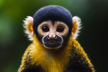 Obraz premium Close up of a monkey face
