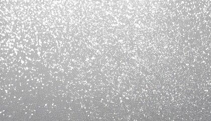 Luminous Silver Glitter Textured Wrapping Paper Backdrop for a Festive and Dazzling Christmas Holiday Ambiance, Enhancing the Aura of White Sparkles and Shiny Reflections.
