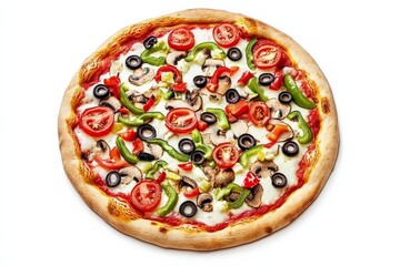 Perfectly topped with fresh ingredients, this pizza is an excellent choice for vegetarians and pizza lovers alike.