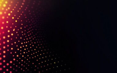 High-definition dark wallpaper in red and yellow colors