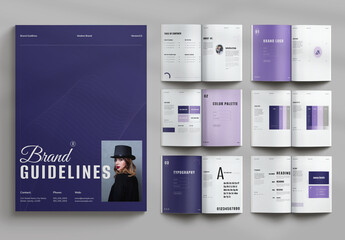 Brand Guideline Template Leyout