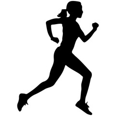 Runnning Silhouette