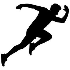 Runnning Silhouette