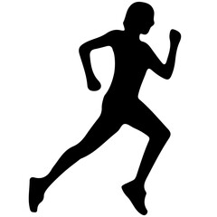 Runnning Silhouette