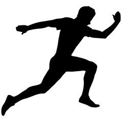 Runnning Silhouette