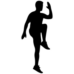Runnning Silhouette