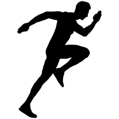 Runnning Silhouette