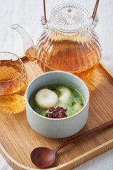 抹茶白玉ぜんざい - 和モダンな和風スイーツ