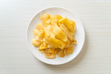 Banana Chips - fried or baked sliced banana