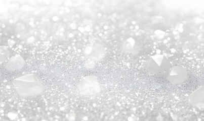 Sparkling silver glitter background, ideal for festive designs