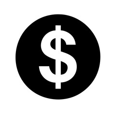 Obraz premium Dollar Symbol Vector Icon – Currency and Finance Symbol