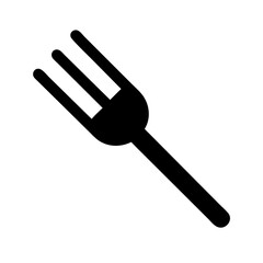 Fork Vector Icon – Dining and Utensil Symbol