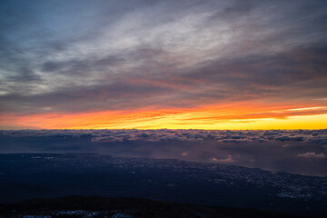 Korea's Highest Mountain Hallasan Sunrise